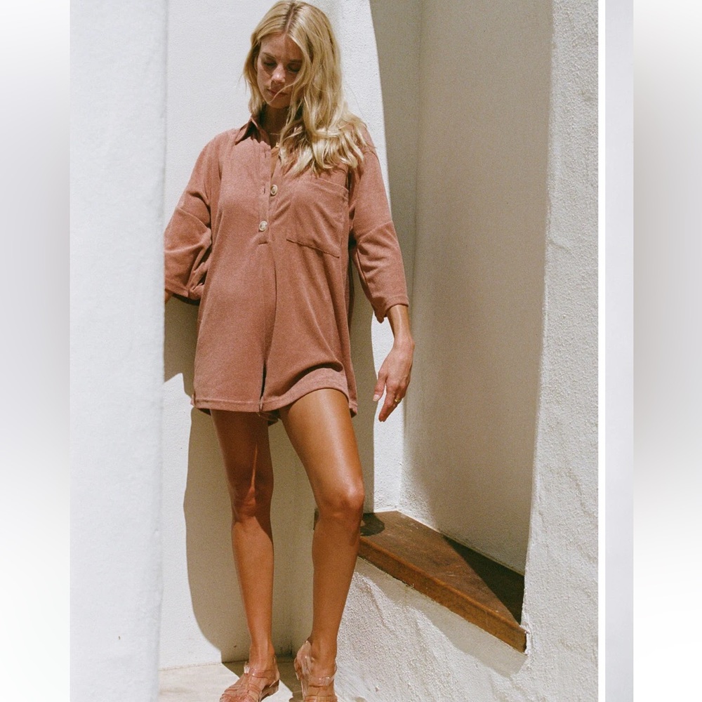 White Milena Playsuit - image 1